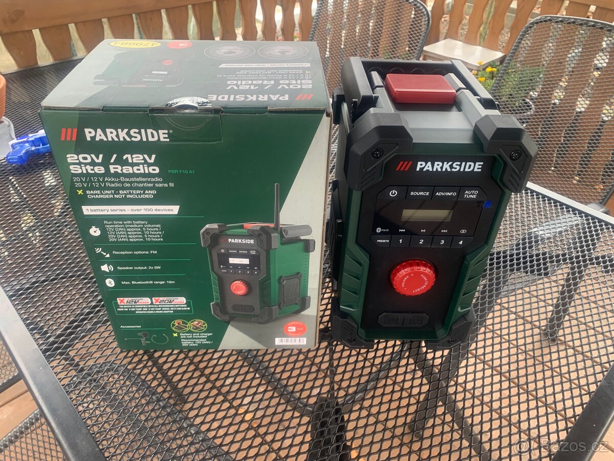 AKU stavební radio Parkside - NOVÉ - 2