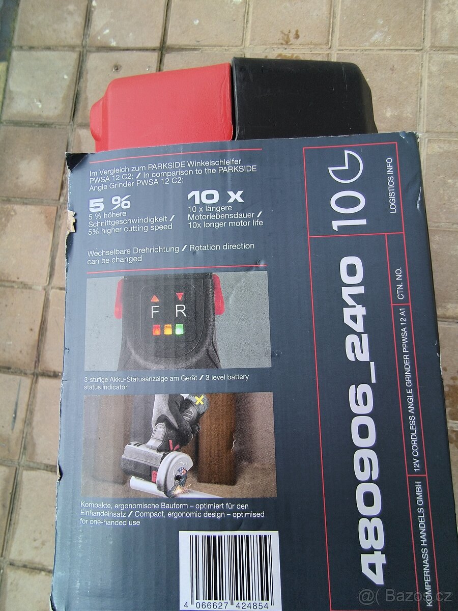 Parkside performance Aku úhlová bruska - 2