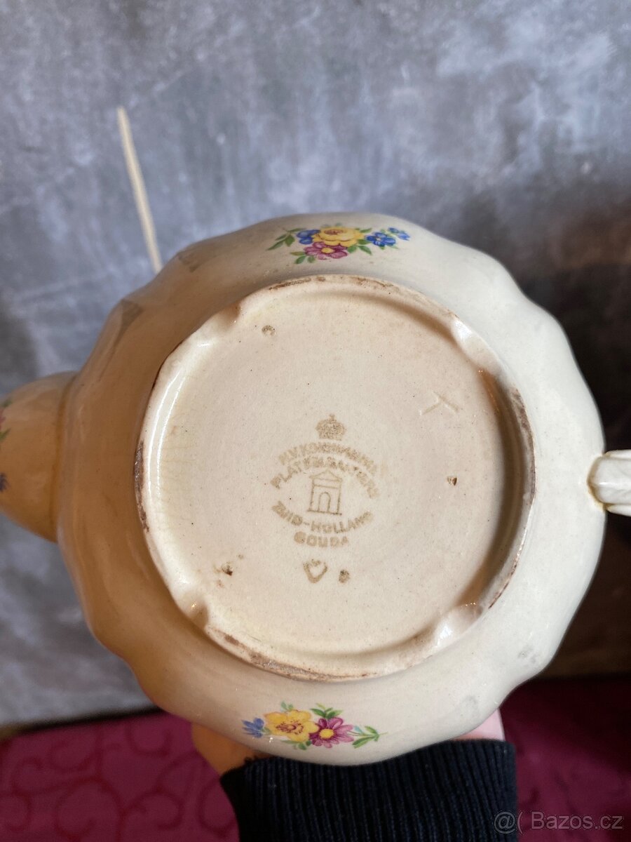 Porcelánová konvice ZUID HOLLAND GOUDA - 2