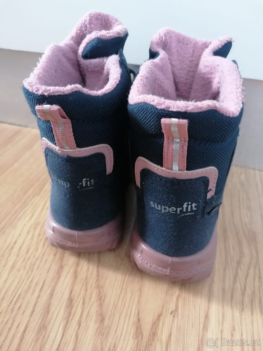 Dětské dívčí boty Superfit s gorotexem vel. 24. - 2