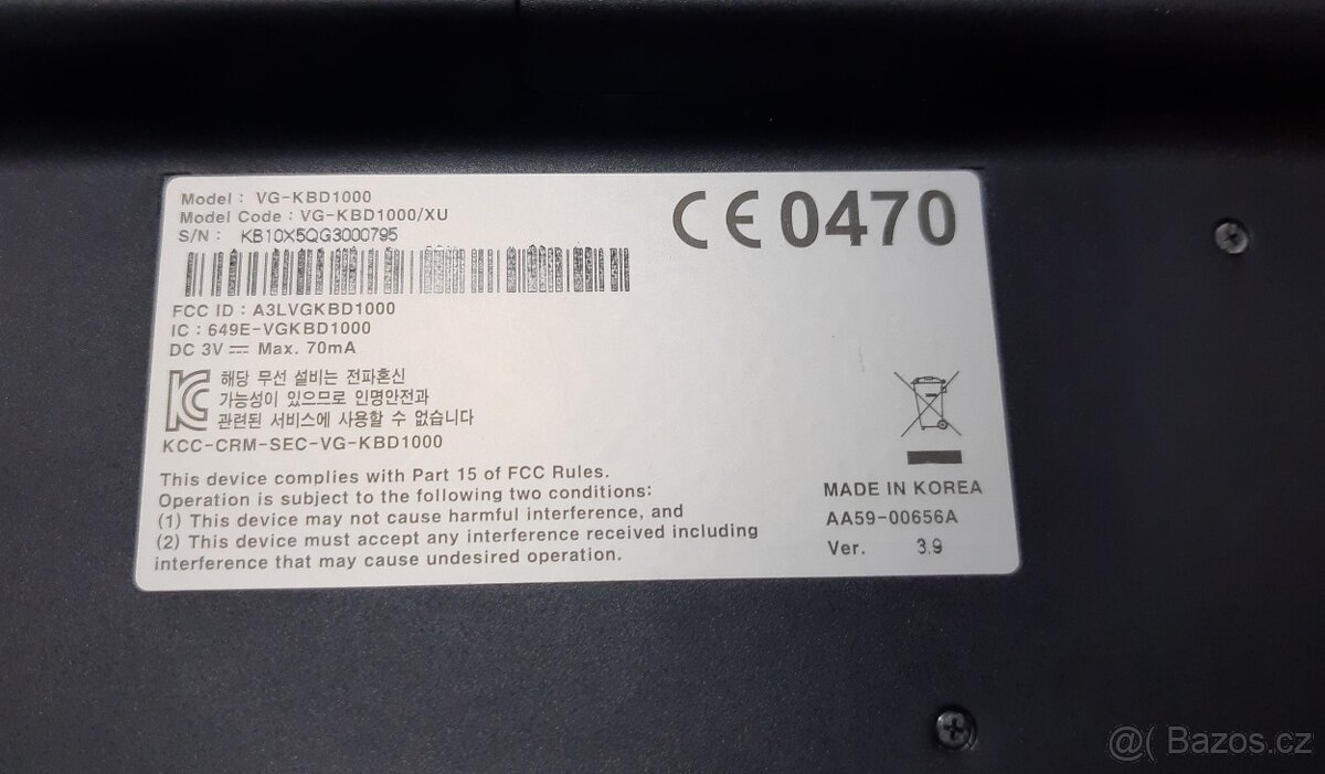 Samsung klávesnice Bluetooth pro ovládání Smart TV - 2