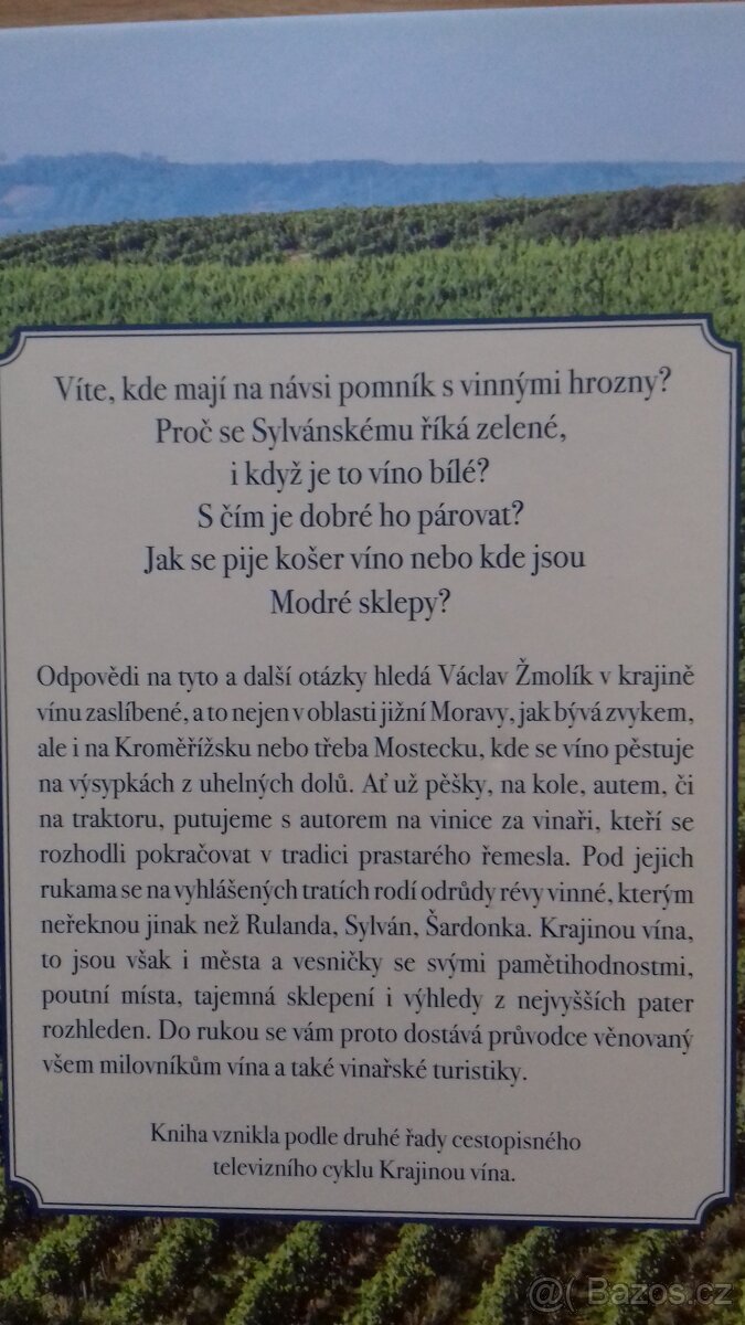 Krajinou vína 2, Žmolík, tip na dárek, nová, nečtená - 2