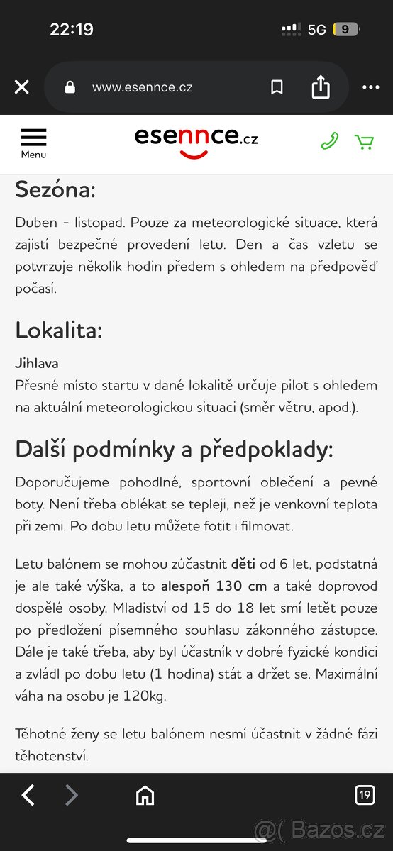 Let balonem dárkový poukaz - 2