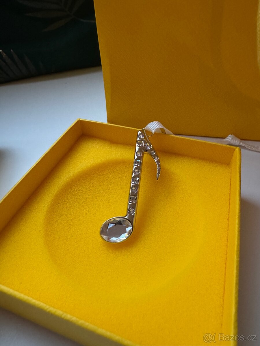 Swarovski ozdoba nota - 2