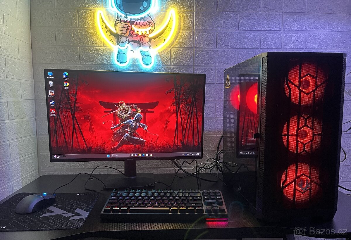 Herní PC-i5-16GB-Aorus RX5700XT 8G-Hry ve 2K-Win11 - 2