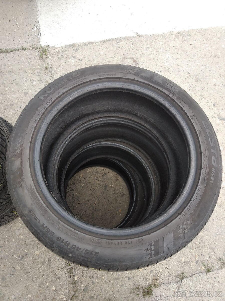 Pneu 215/45 R16 Kumho ECSTA HS51 (č.412) - 2