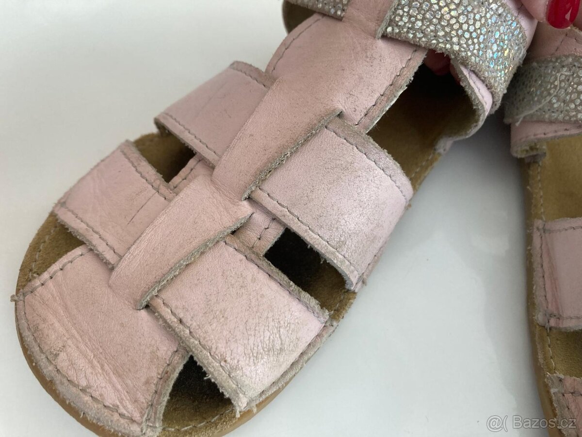 Dívčí sandály EF barefoot, vel. 28 - 2