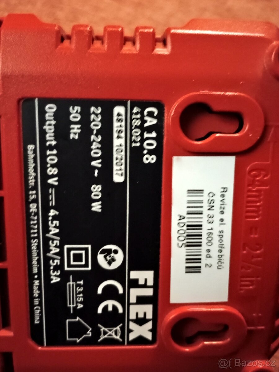 Akumulátory 10,8 V a nabíječka FLEX - 2