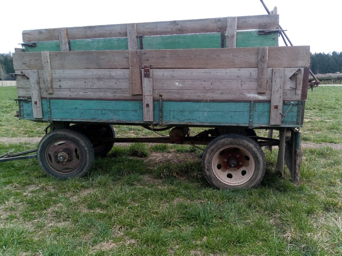 Vůz za koně/ traktor - 2