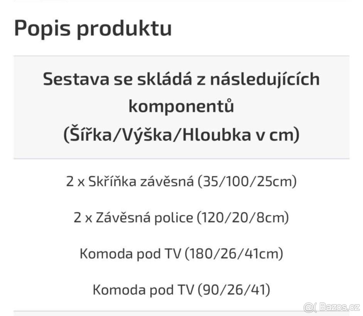 Obývací stěna - 2