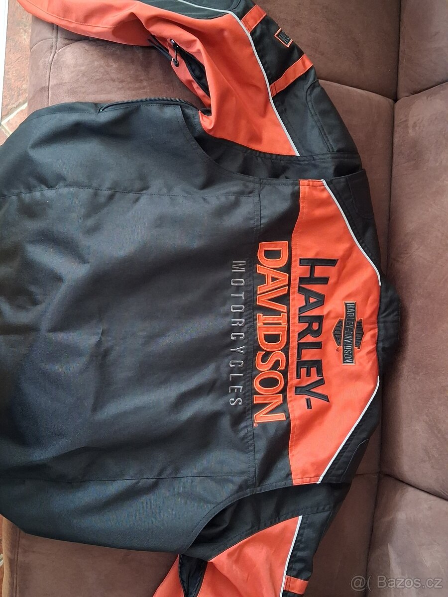 Prodám bundu textil. Harley davidson - 2