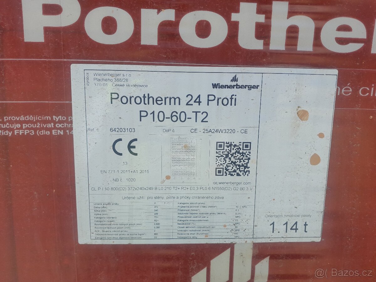 Cihly Porotherm 24 Profi P10 - 2