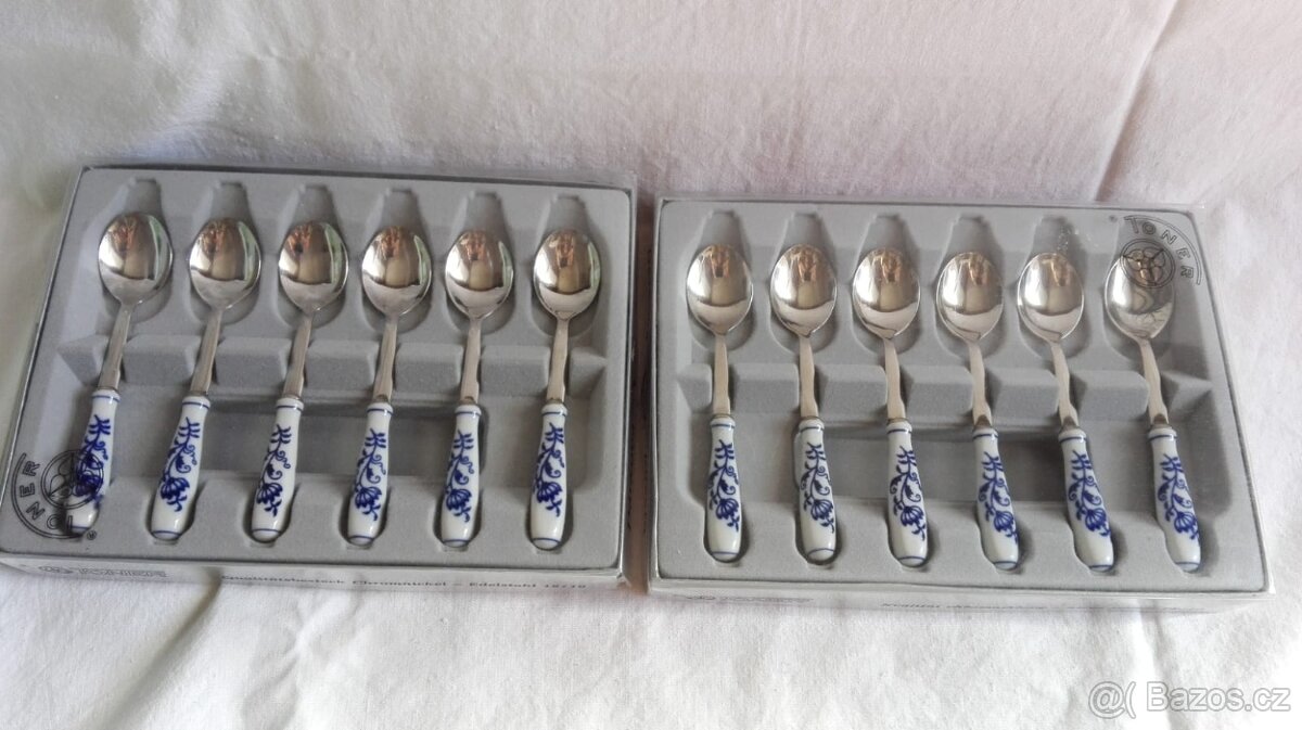 Prodám cibulák kávové lžičky, dezertní vidličky 1.Tř - 2