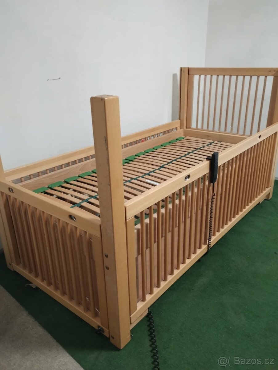 Dětská elektrická polohovací postel v záruce - 2