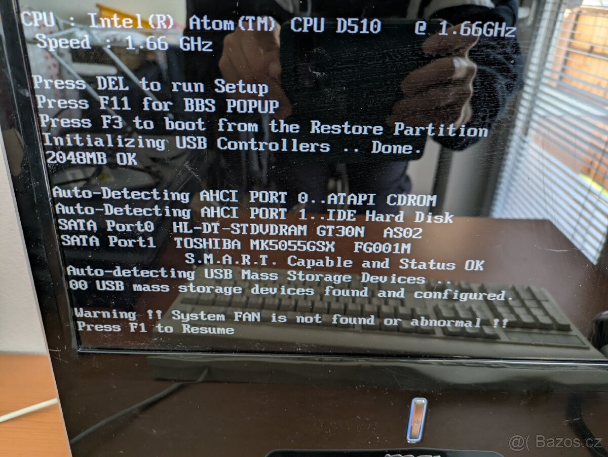 MSI MS-A912 CPU Atom, 2GB RAM, HD500GB,WiFi, W7HP All-in-One - 2