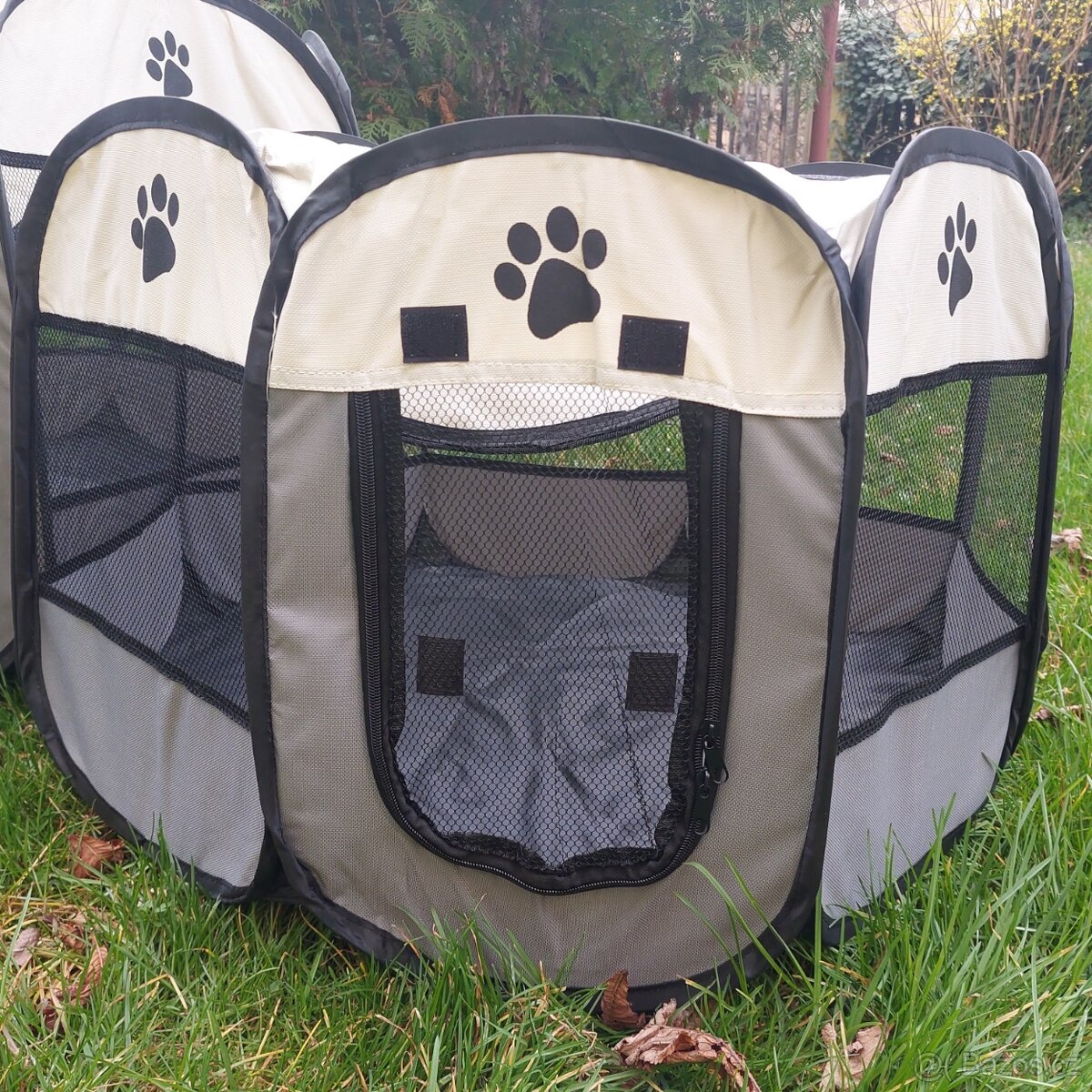 Velká skládací ohrádka pro psy 114x114x58 cm - nové - 2