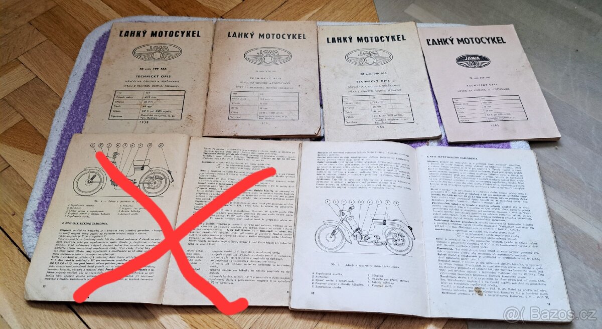 Návody k obsluze JAWA 50/555 PIONÝR - 2