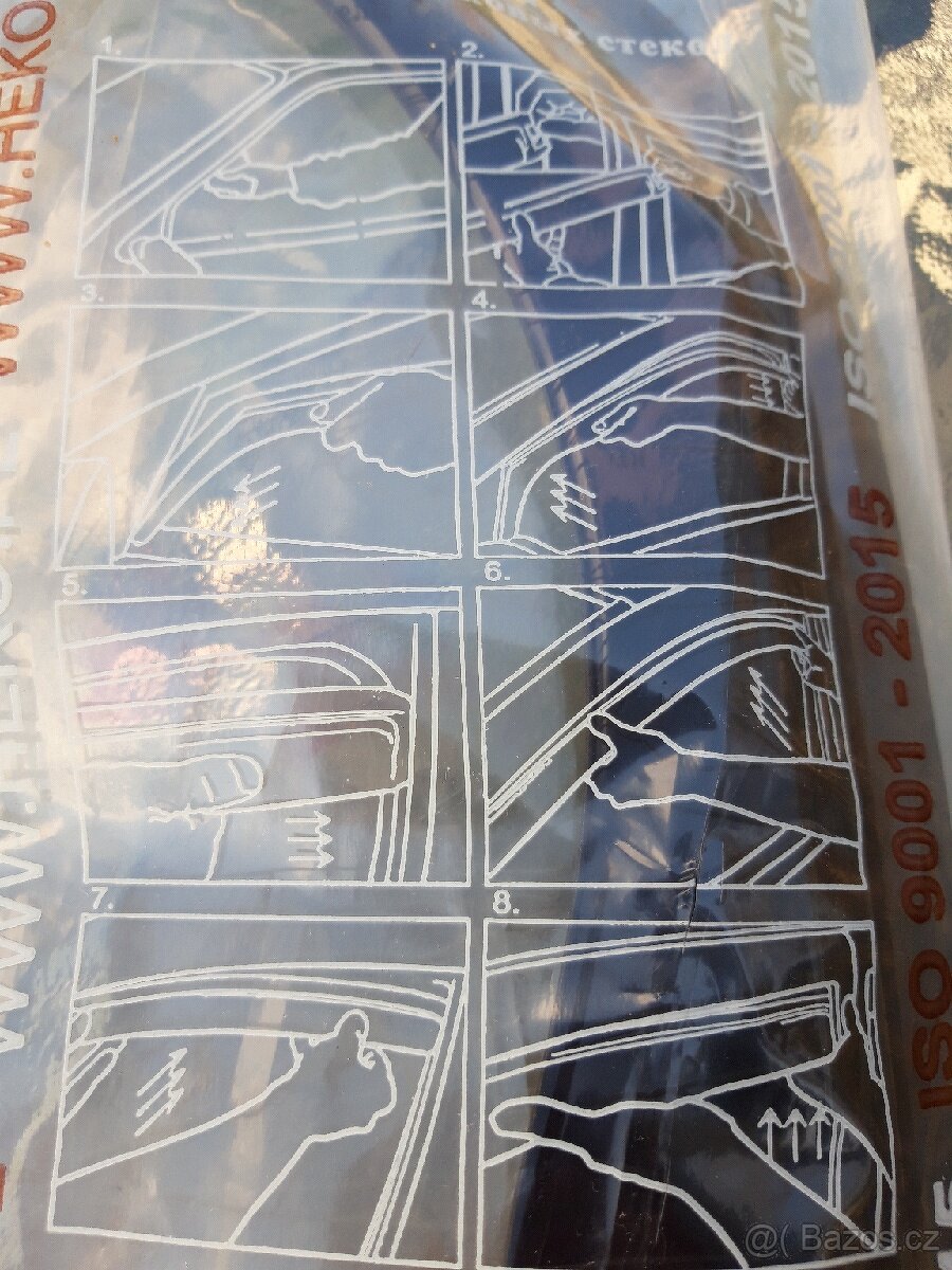 Protiprůvanové plexi vw,seat - 2