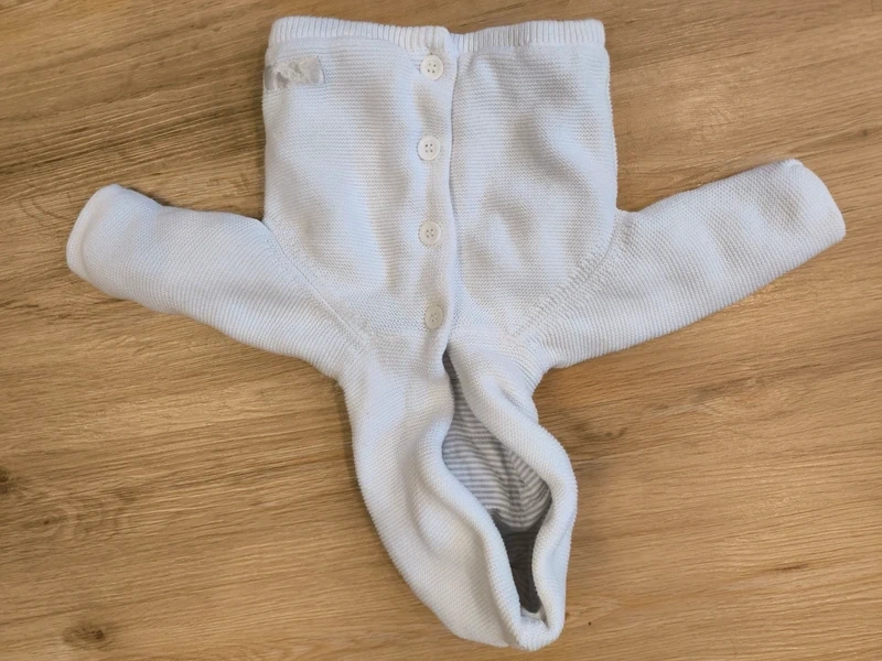 Bílý unisex kabátek velikost 56. - 2