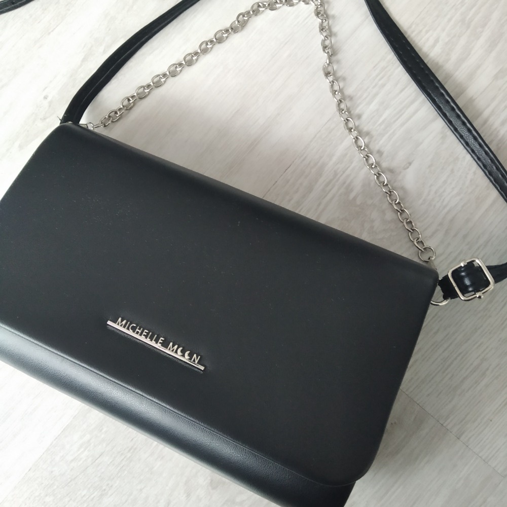 Nová černá kabelka - malá, "psaníčko" - 2