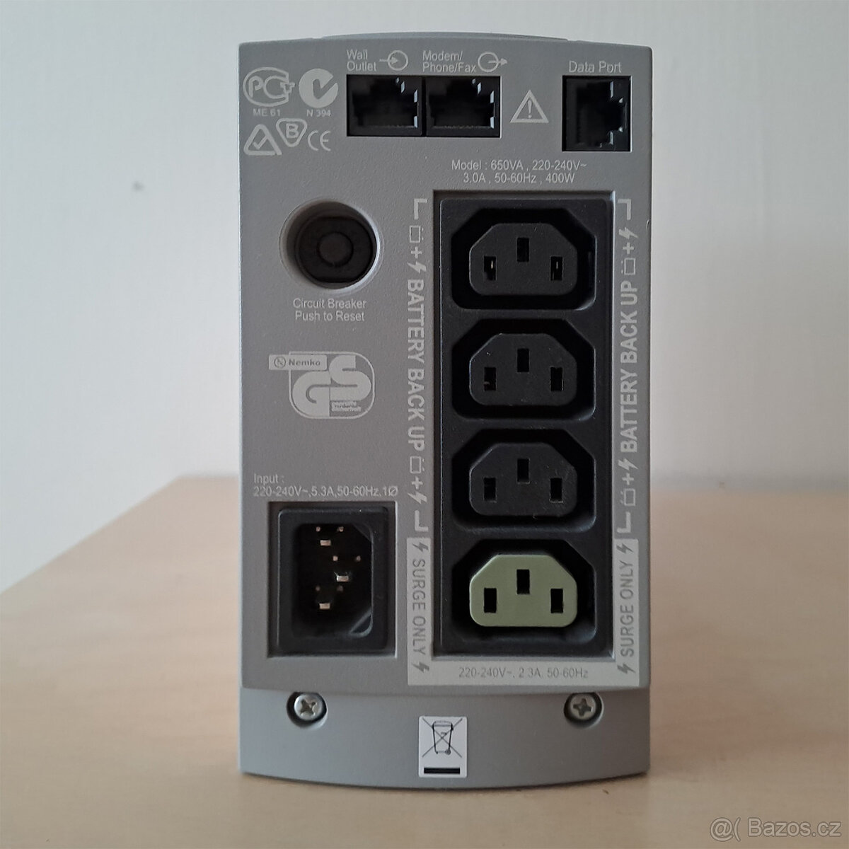 APC Back-UPS CS 650 - 2