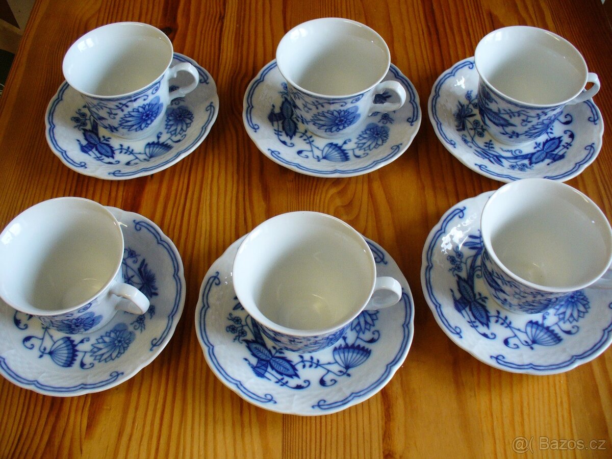 Cibulák - 6 šálků s podšálky - 2