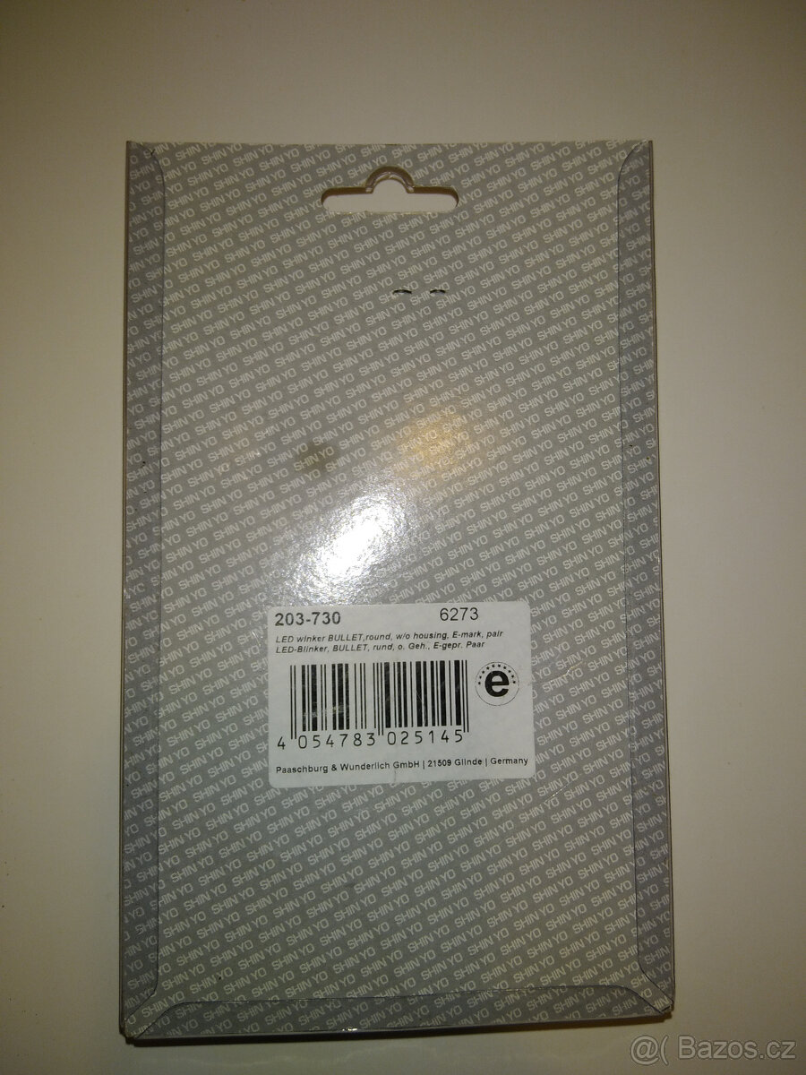 LED blinkry ShinYo kulaté, pár - 2