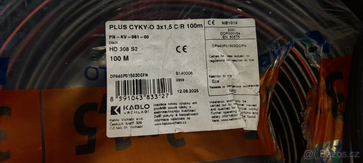 Kabel Cyky-O 3x1.5 C/R - 2