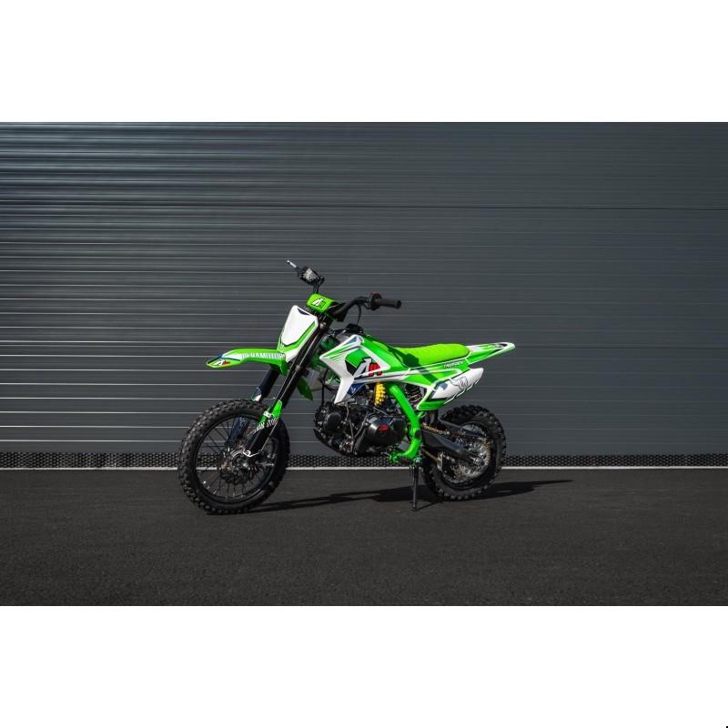 Pitbike Leramotors Thunder 125, poloautomat, 14/12, zelená