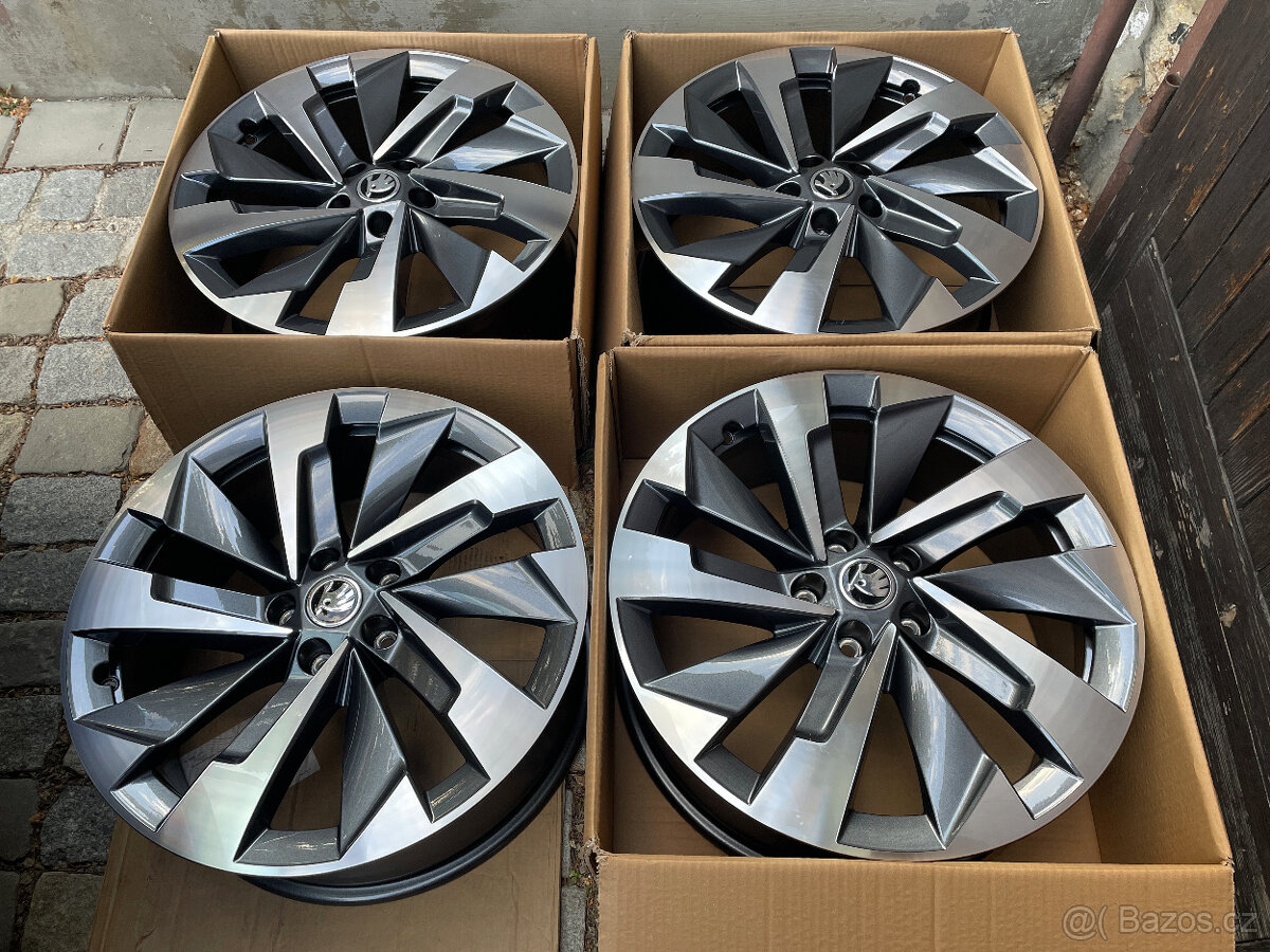 NOVÉ ALU ŠKODA KODIAQ II HALTI Anthracite 7,5x19 ET40 - 2
