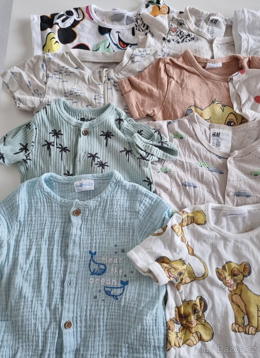 Pyžamka / overaly pro miminka, vel. 9-12 m - 2