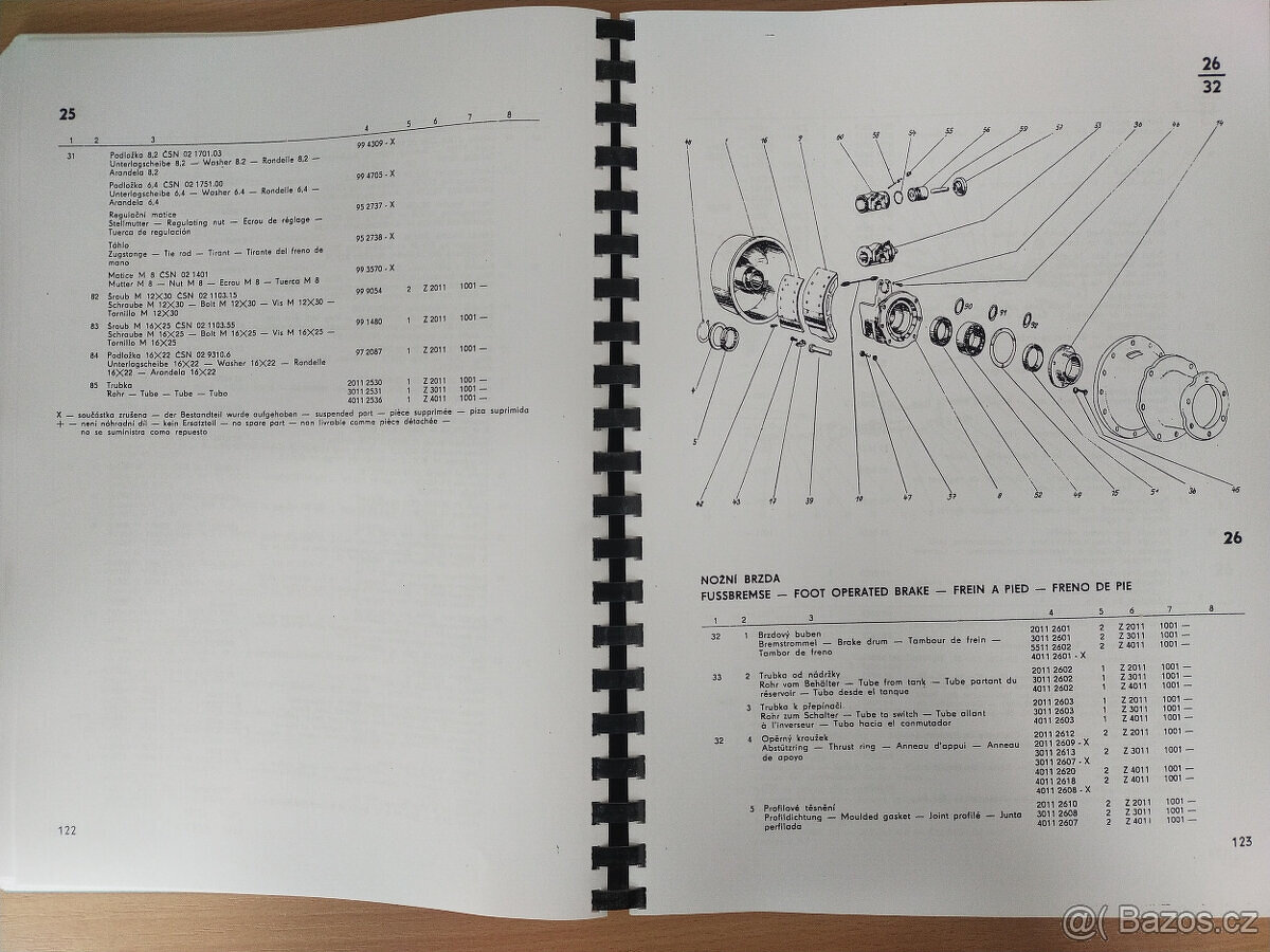 Katalog a dílenská příručka na Zetor 2011, 3011, 4011 - 2