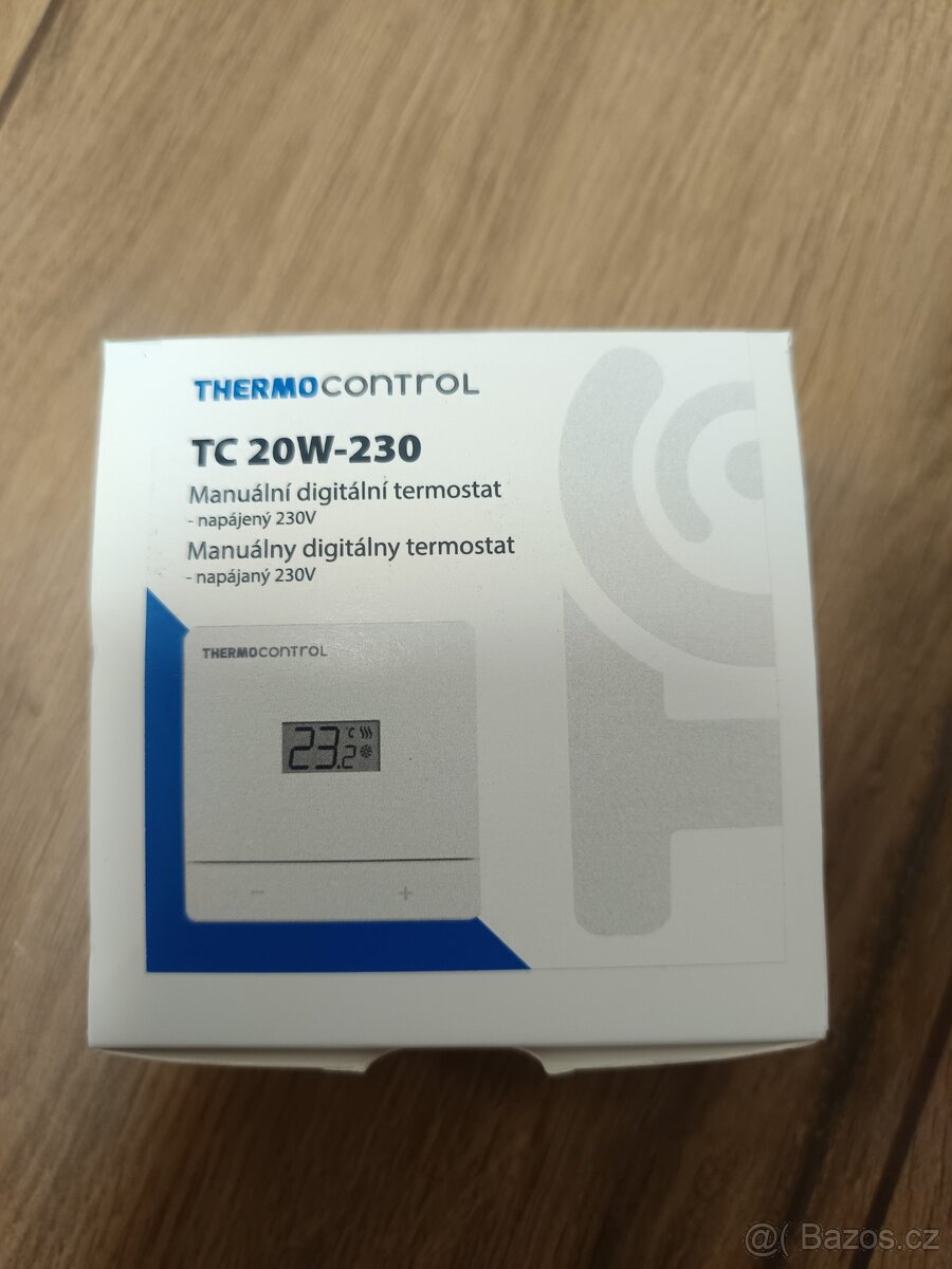 thermocontrol tc 20w-230 pokojový termostat - - 2