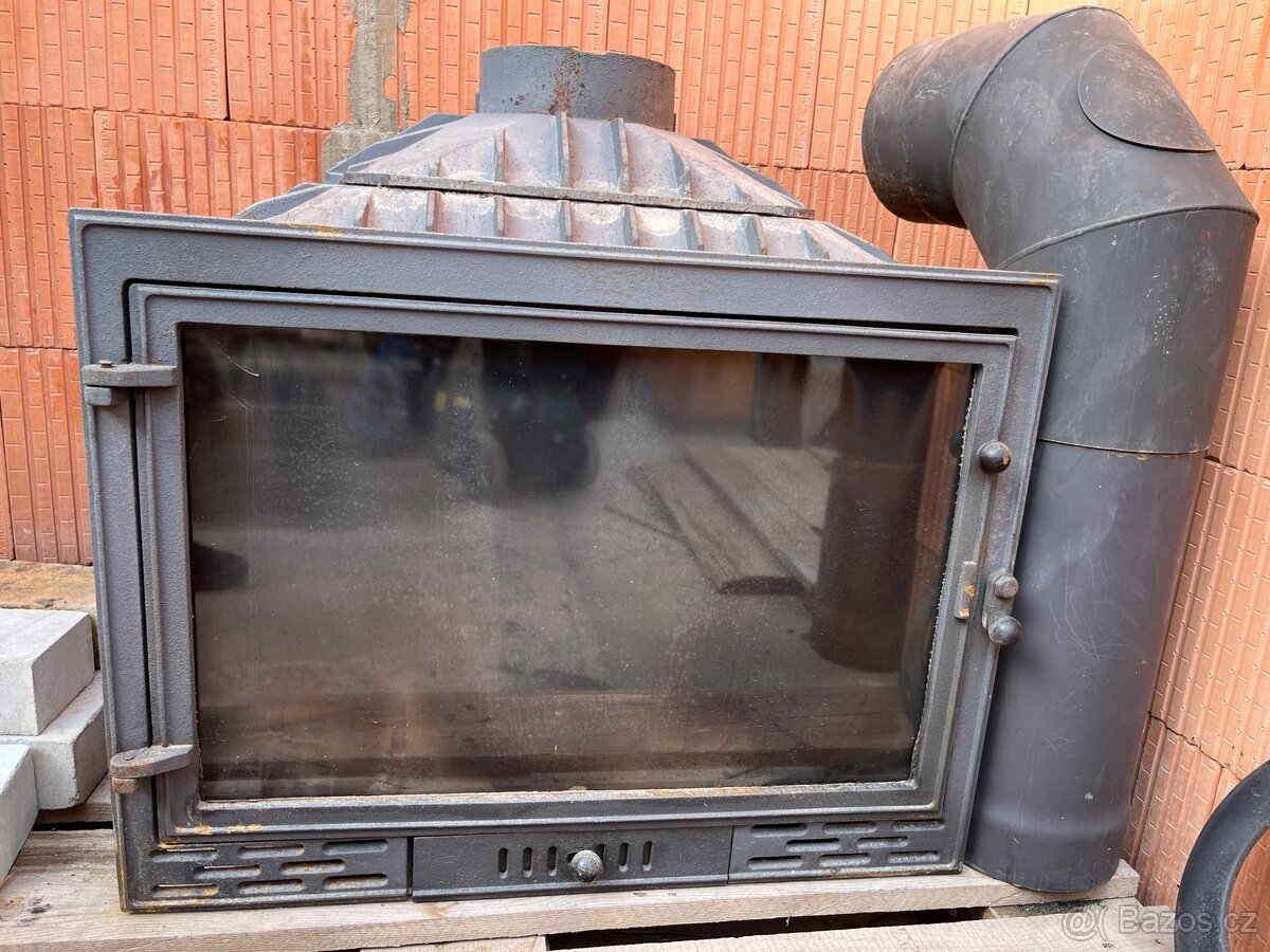 Krbová vložka litinová, 70x43cm - 2