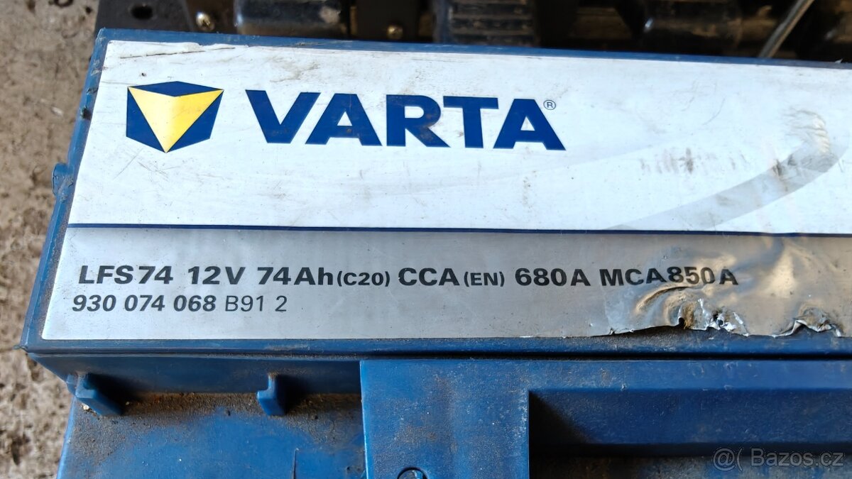 Autobaterie Varta 12V 74Ah - 2