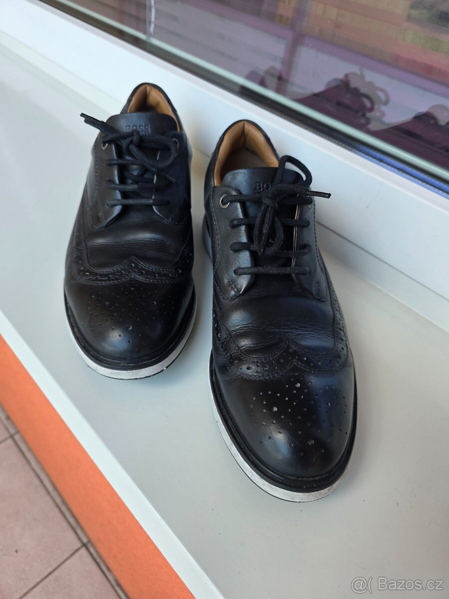 Hugo Boss - kožené boty - 2