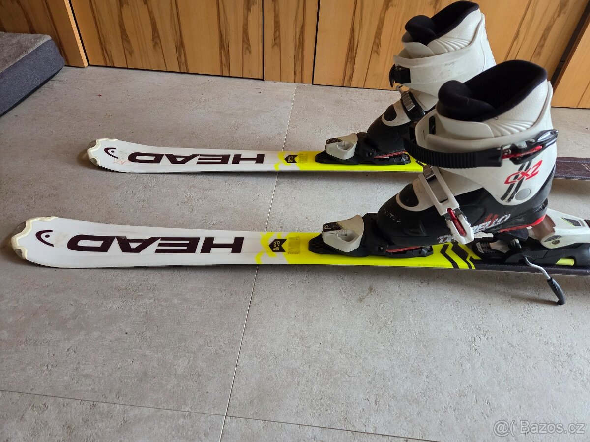 Lyže Head 127 cm + lyžáky 21.5 - 2