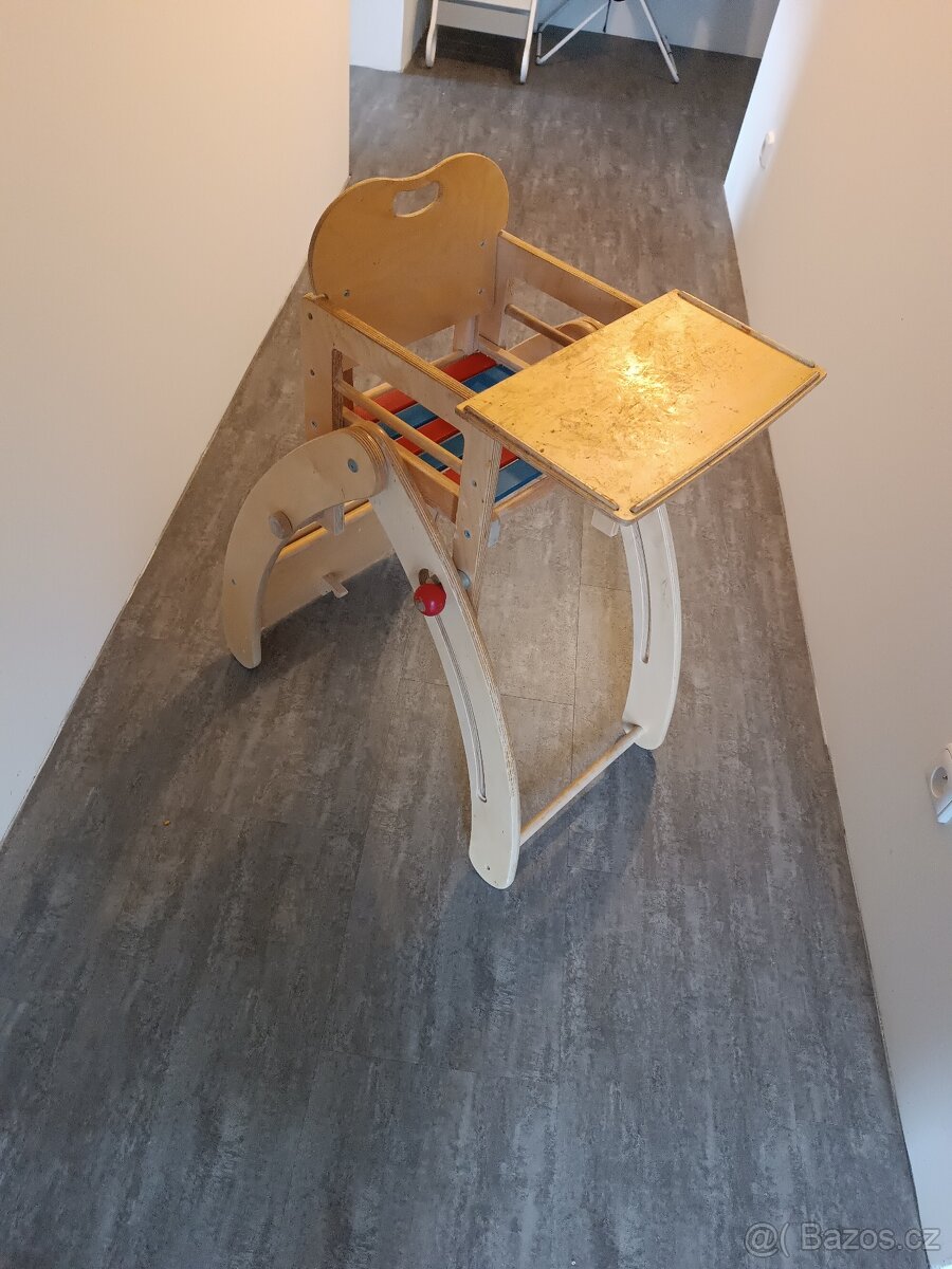 Dětská jídelní židle 2v1 - 2