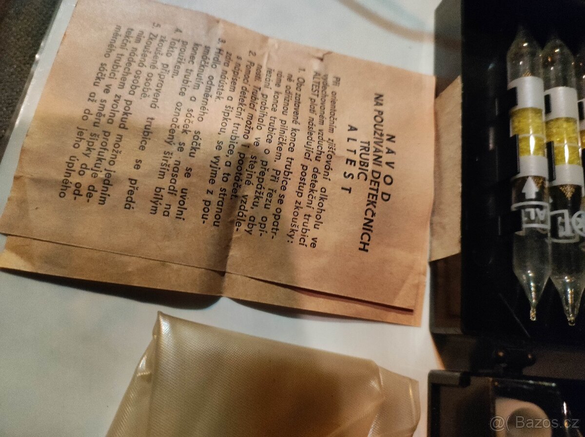 Starý alkohol tester retro - 2