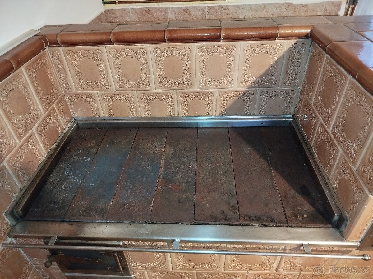Kachlová kamna s pecí - 2