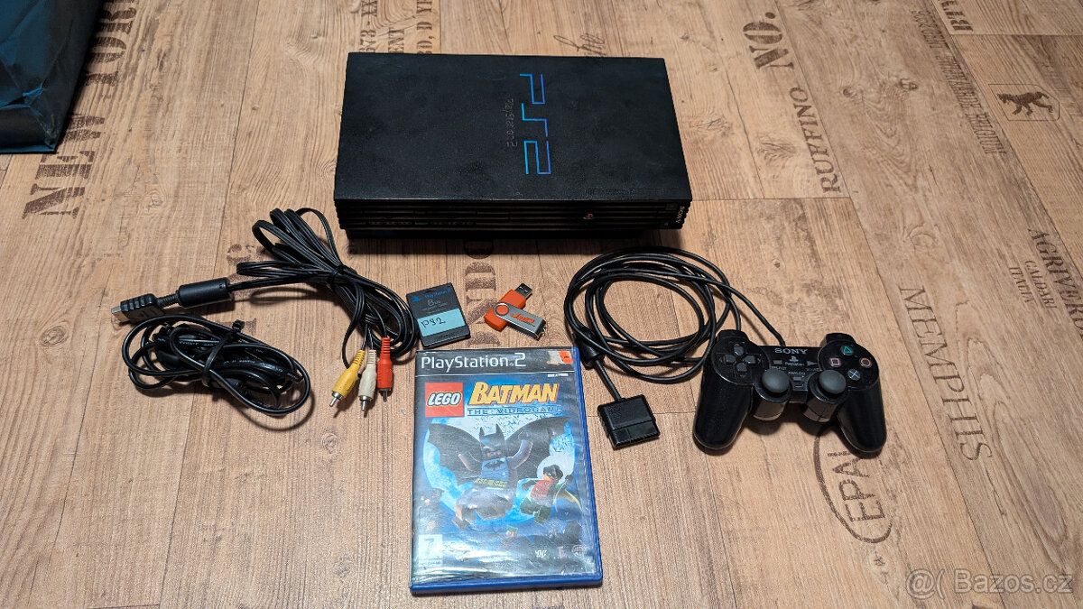 Sony PlayStation 2 FAT PS2 kompletní + FreeMCBoot + USB hry - 2