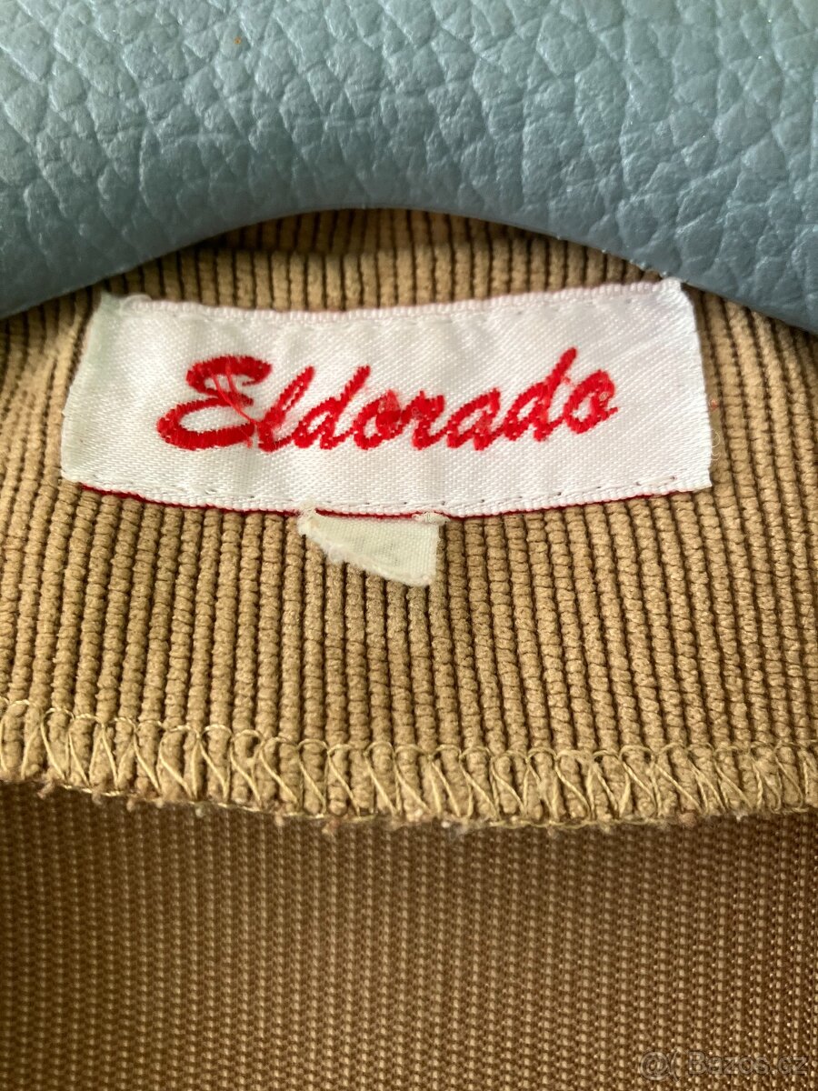 Dámské sv. hnědé manžestrové sako - 2