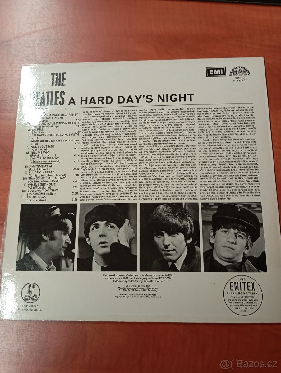 LP - The beatles - a hard day´s night - 2