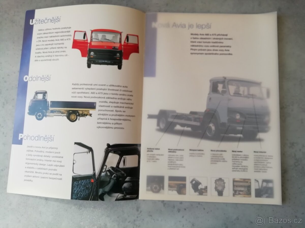 Avia Daewoo A60, A75 katalog - doprava v ceně - 2