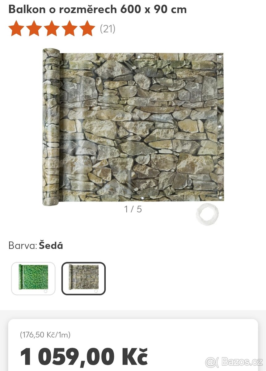 Krycí plachta- zástěna - 2