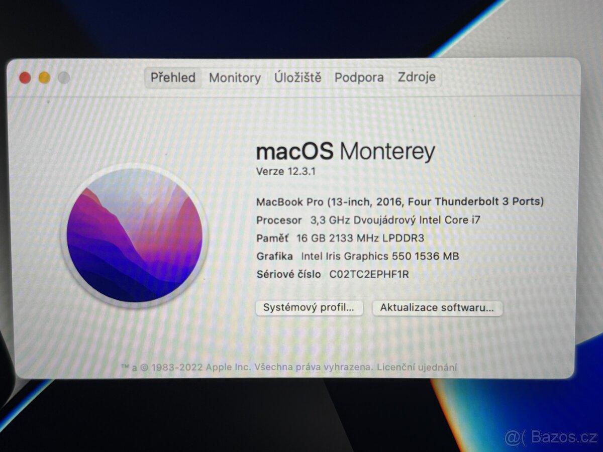 CTO MacBook Pro 13 TouchBar 2016 i7 / 16GB / 500GB - 2