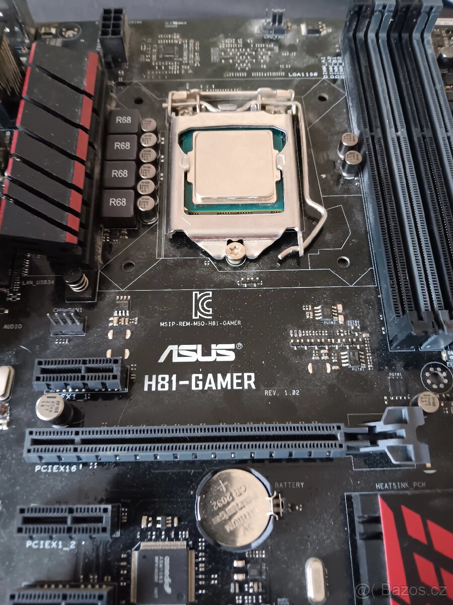 Asus H81-Gamer + i5-4440 + boxovaný chladič Intel - 2