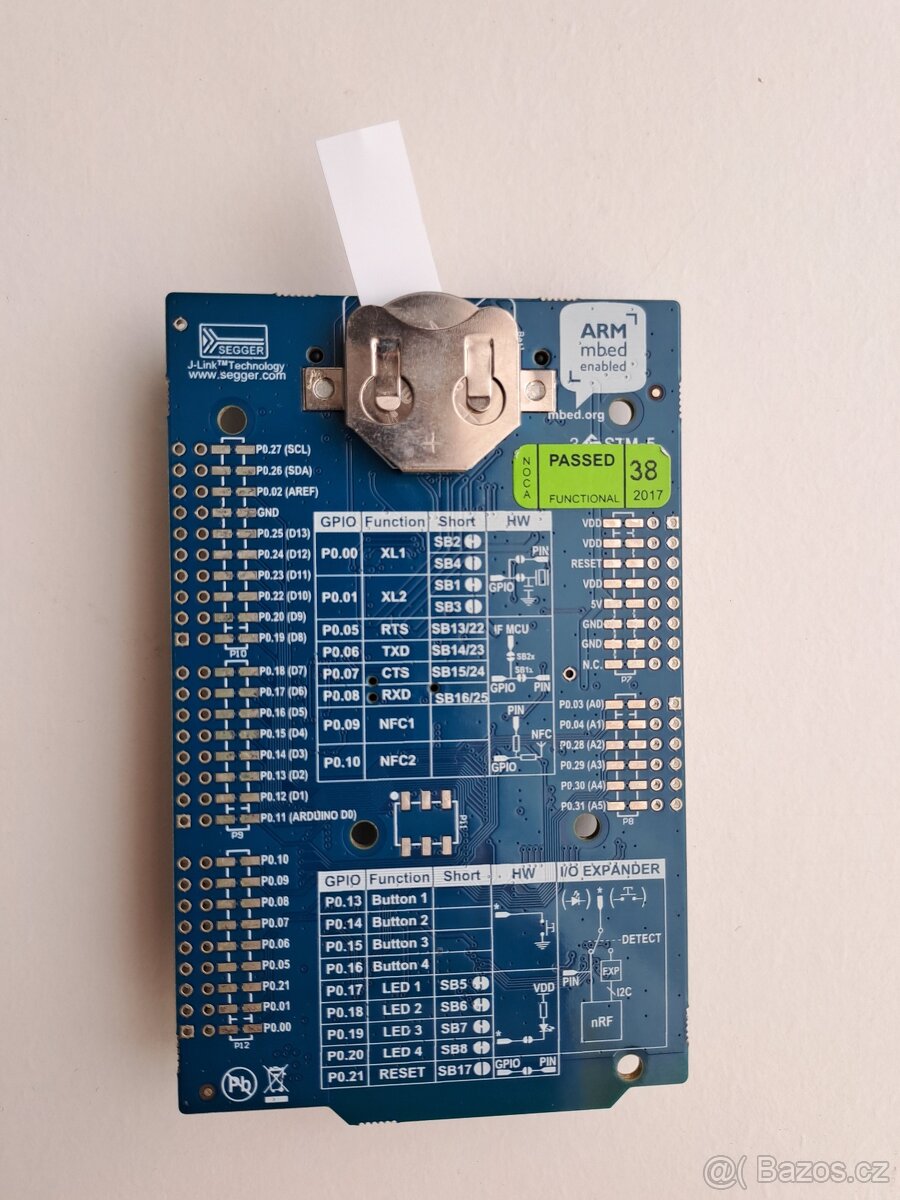 Vývojový kit PCA10040, Bluetooth® 5.x (BLE), NFC 2.4GHz - 2