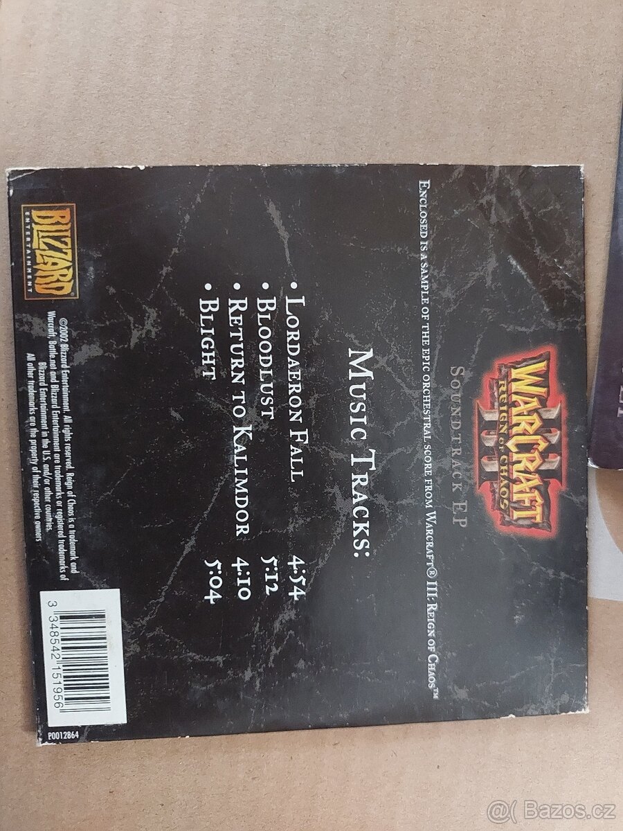 Warcraft 3 Soundtracks / collectors edition viz foto - 2
