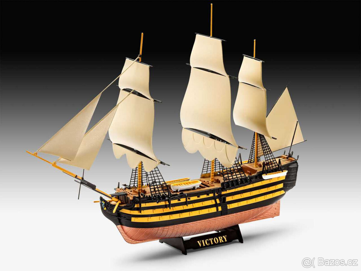 Revell model plachetnice HMS Victory+barvy a lepidlo - 2